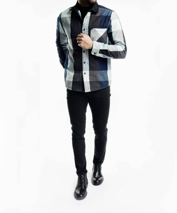 پیراهن زمستانی مردانه جوتی جینز JootiJeans کد 23531024 - 1