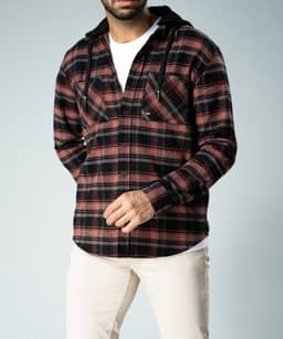 پیراهن کلاه دار مردانه جوتی جینز JootiJeans کد 23531026 - 2