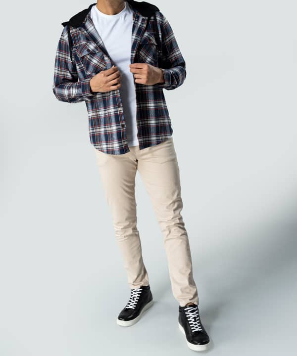 پیراهن کلاه دار مردانه جوتی جینز JootiJeans کد 23531025 - 1
