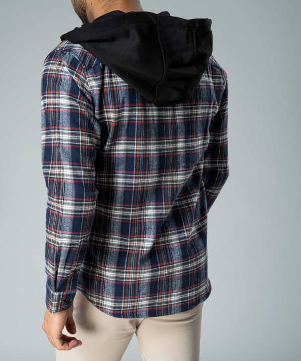 پیراهن کلاه دار مردانه جوتی جینز JootiJeans کد 23531025 - 4