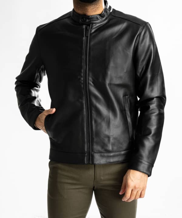 کت چرم مردانه جوتی جینز Jooti Jeans کد 23522109 - 3