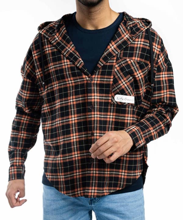 پیراهن کلاه دار مردانه جوتی جینز JootiJeans کد 23531020 - 1