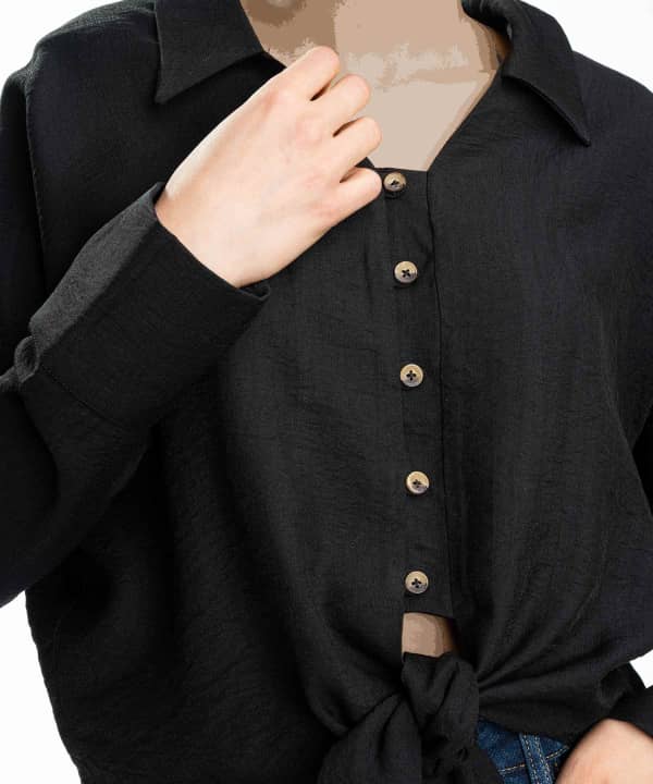 بلوز آستین بلند زنانه جوتی جینز Jooti Jeans کد 31731423 - 2