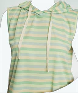 ست تاپ کلاه دار و شلوارک زنانه جوتی جینز JootiJeans کد W22773240 - 2