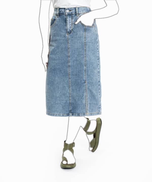 دامن جین زنانه جین وست Jeanswest کد 22241505 - 0