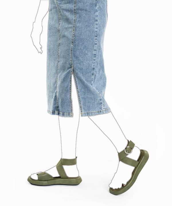 دامن جین زنانه جین وست Jeanswest کد 22241505 - 1