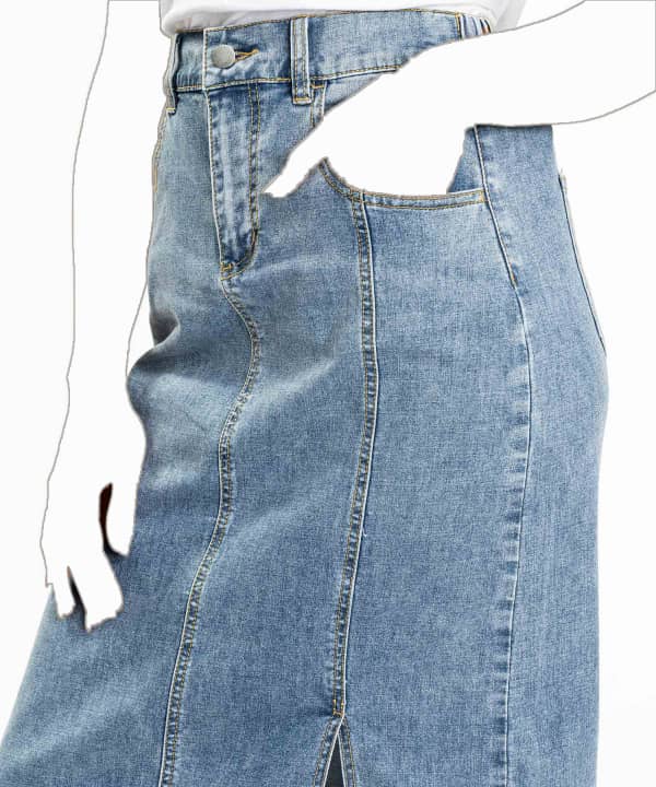دامن جین زنانه جین وست Jeanswest کد 22241505 - 3