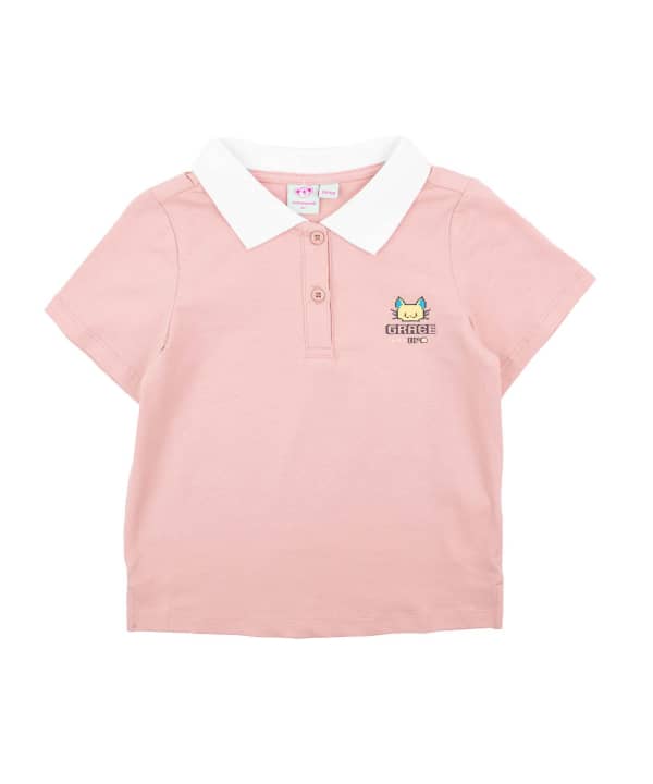 پولوشرت آستین کوتاه دخترانه جین وست مدل K22673505 - 0