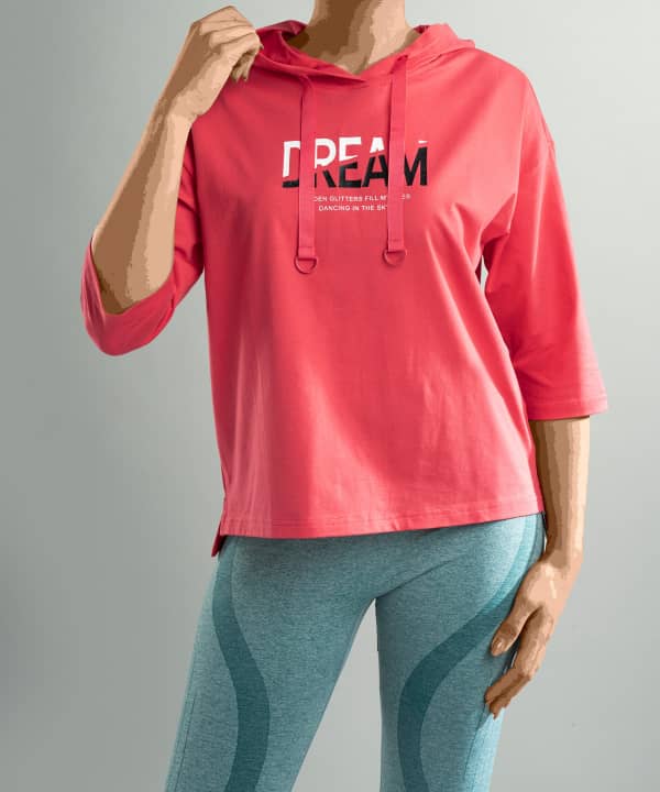 تیشرت کلاه دار زنانه جین وست Jeanswest کد 31272009 - 0