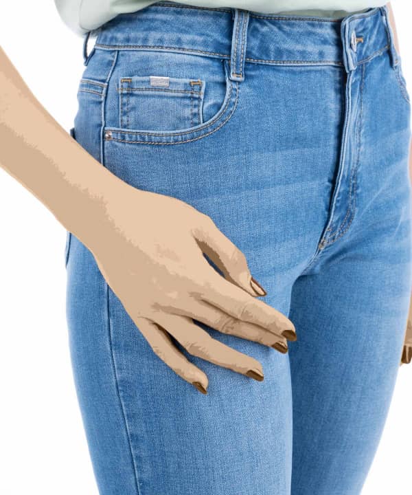 شلوارجین زنانه جین وست Jeanswest کد 31281002 - 2