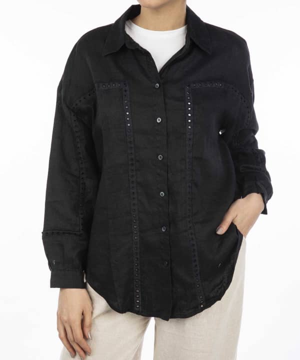 شومیز آستین بلند زنانه جوتی جینز JootiJeans کد 31731300 - 0