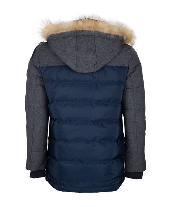 کاپشن پر مردانه کلاه دار جین وست Jeanswest - 1