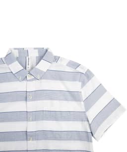 پیراهن مردانه نخی راه راه جین وست Jeanswest - 2