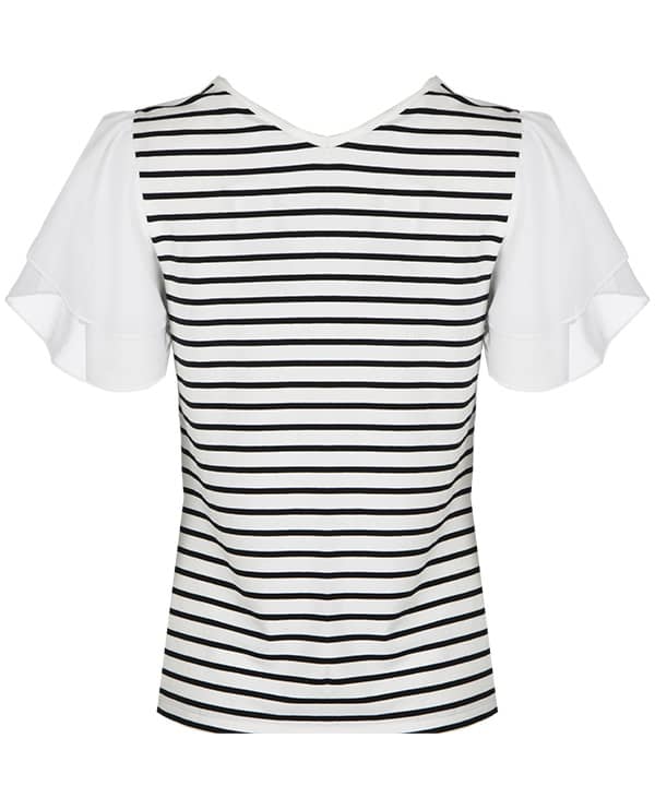 تیشرت یقه هفت زنانه جین وست Jeanswest - 1