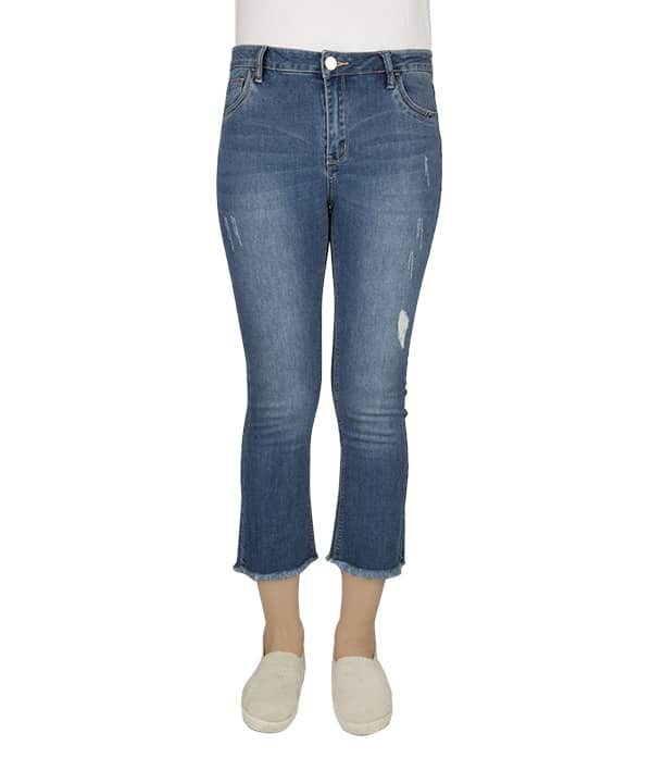شلوار جین زنانه کوتاه جین وست Jeanswest - 0