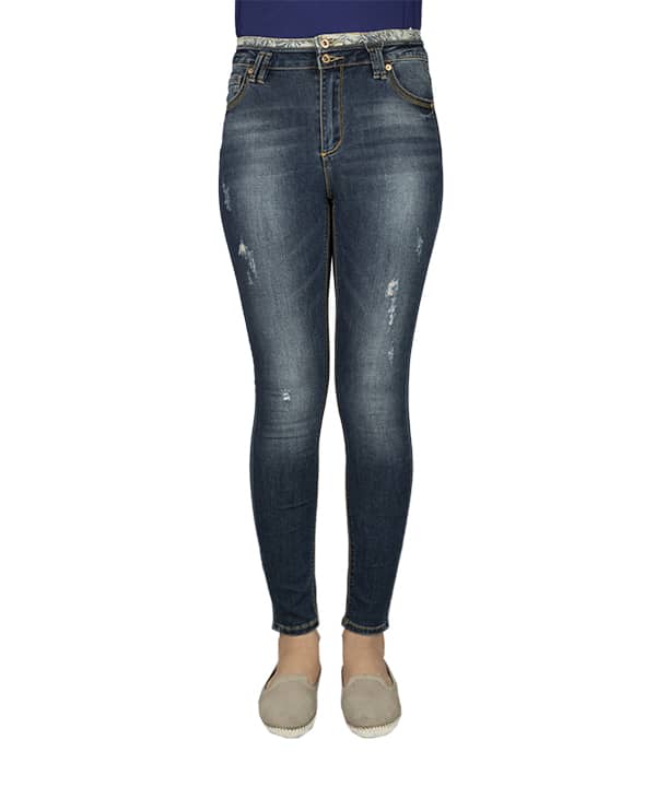 شلوار جین جذب زنانه جین وست Jeanswest - 0