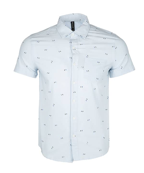 پیراهن مردانه طرح دار جین وست Jeanswest - 0