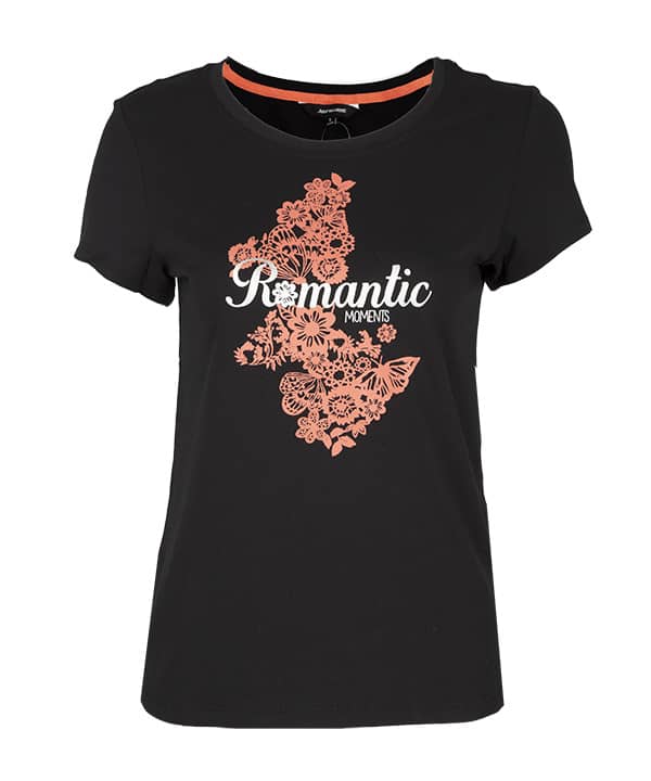 تیشرت زنانه یقه گرد جین وست Jeanswest - 0