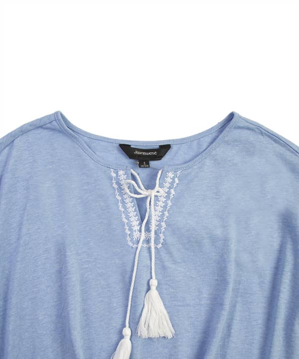 بلوز یقه منگوله دار زنانه جین وست Jeanswest - 2