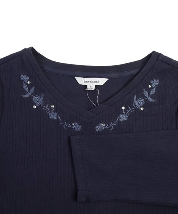 تیشرت زنانه آستین سه ربع جین وست Jeanswest - 2
