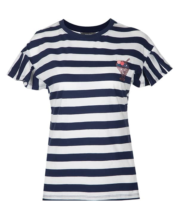 تیشرت راه راه زنانه جین وست Jeanswest - 0