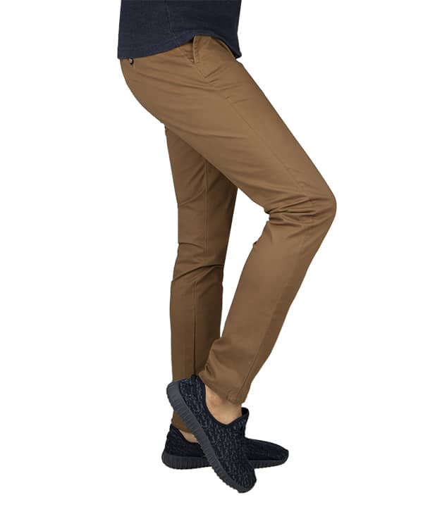 شلوار کتان مردانه قهوه ای جوتی جینز Jootijeans - 1