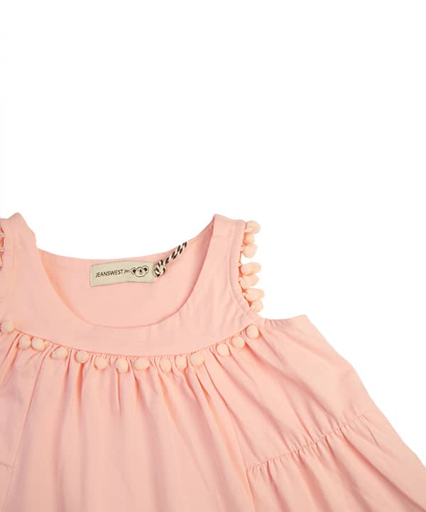 پیراهن آستین حلقه ای دخترانه جین وست Jeanswest - 2