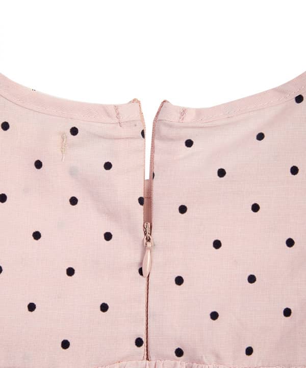 پیراهن دخترانه طرح خال دار جوتی جینز JootiJeans - 3
