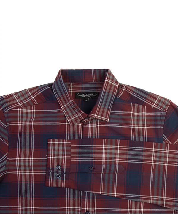 پیراهن آستین بلند مردانه چهارخانه جوتی جینز Jootijeans - 2