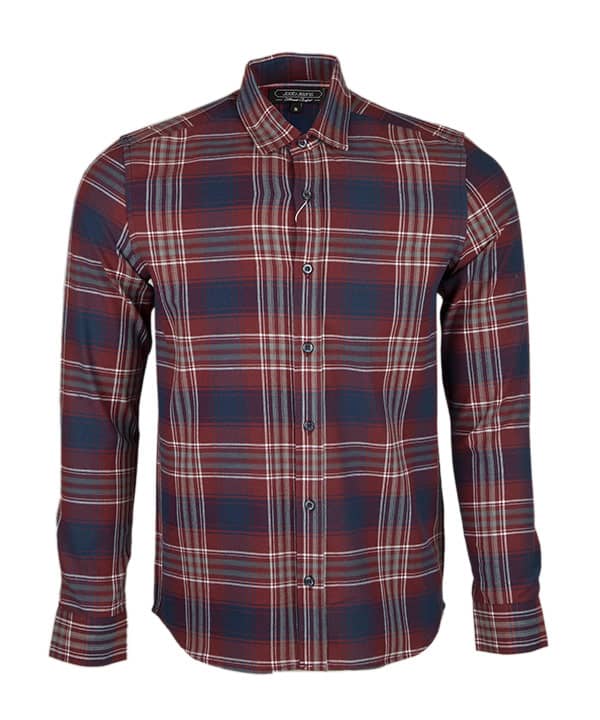 پیراهن آستین بلند مردانه چهارخانه جوتی جینز Jootijeans - 0