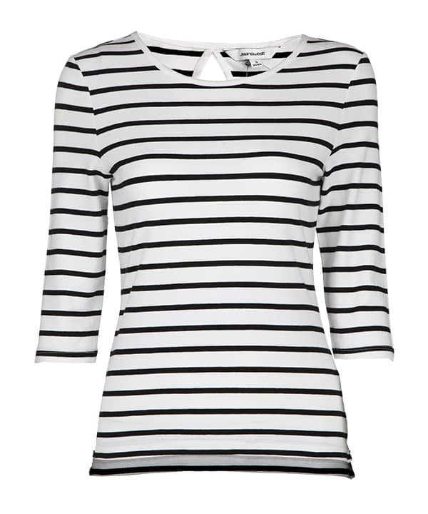 تیشرت آستین سه ربع زنانه جین وست Jeanswest - 0