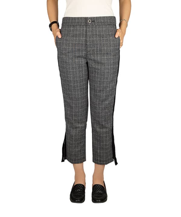 شلوار زنانه چهارخانه جین وست Jeanswest - 0