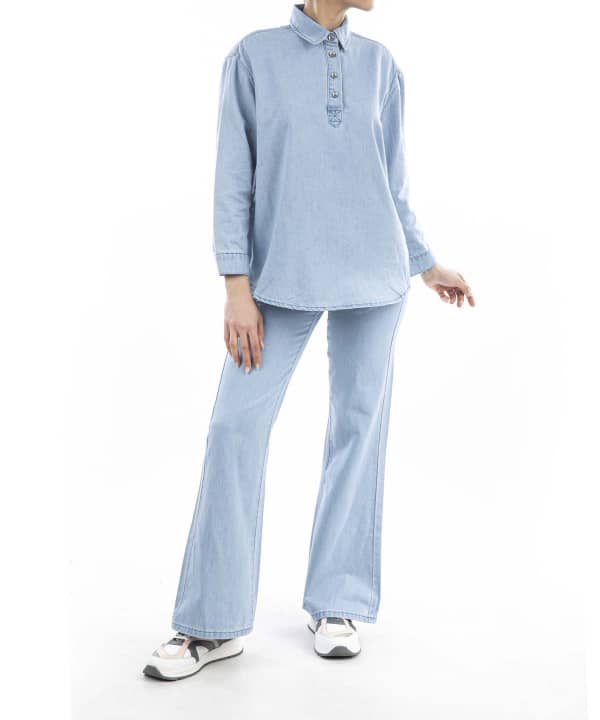 بلوز آستین بلند زنانه جوتی جینز JootiJeans کد S41731614 - 0