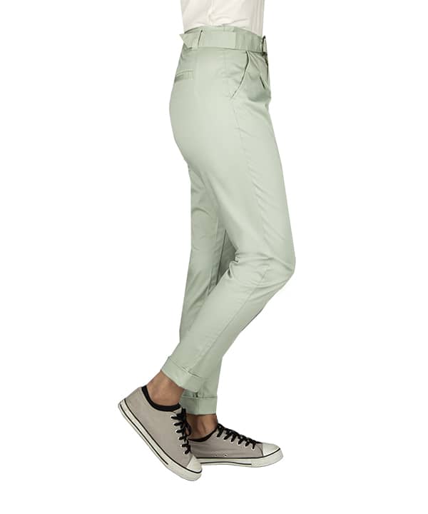 شلوار زنانه پاکتی کتان جین وست Jeanswest - 1