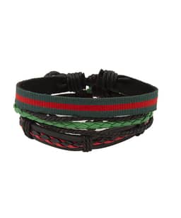 دستبند چرم مردانه بافت جوتی جینز Jootijeans - 0