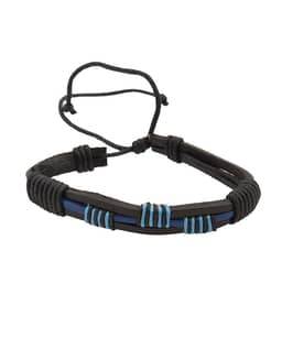 دستبند مردانه چرم مشکی جوتی جینز Jootijeans - 1