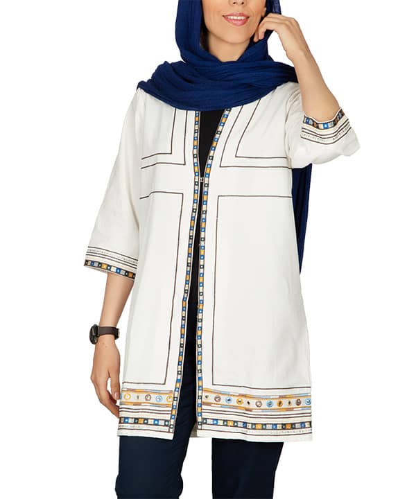 مانتو غزن دار جوتی جینز Jootijeans - 2