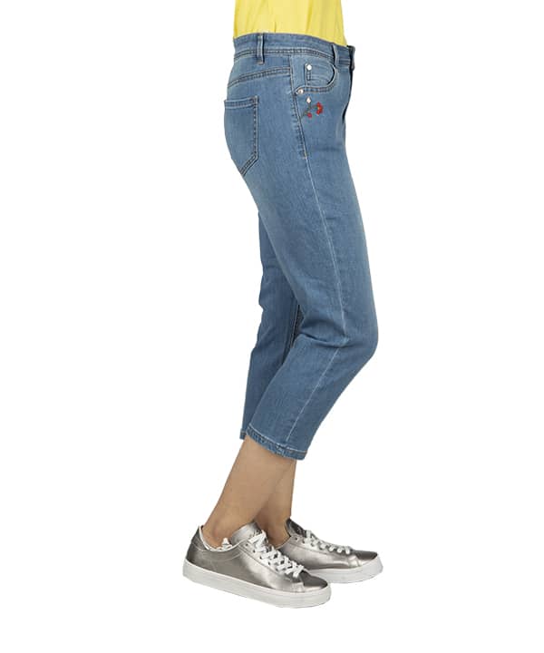 شلوار کوتاه جین زنانه راسته جین وست Jeanswest - 1