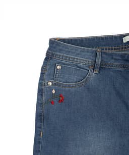 شلوار کوتاه جین زنانه راسته جین وست Jeanswest - 4