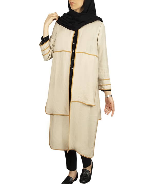 مانتو نوار دوزی جوتی جینز Jootijeans - 3