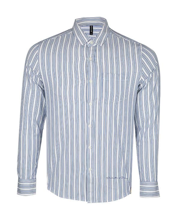 پیراهن مردانه آستین بلند راه راه جین وست Jeanswest - 0