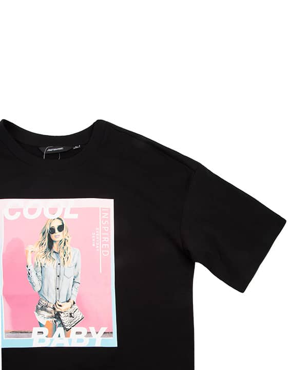 تیشرت زنانه یقه گرد جین وست Jeanswest - 2