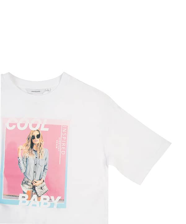 تیشرت زنانه یقه گرد جین وست Jeanswest - 2