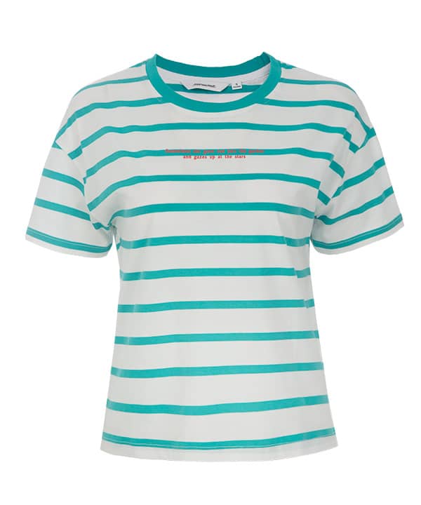 تیشرت زنانه یقه گرد جین وست Jeanswest - 0