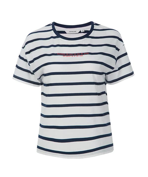 تیشرت زنانه یقه گرد جین وست Jeanswest - 0