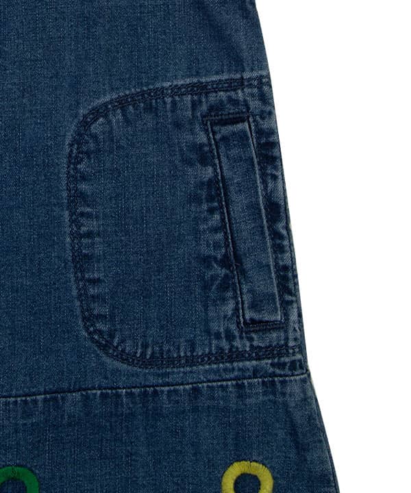 سارافون دخترانه جین آستین حلقه ای جین وست Jeanswest - 3