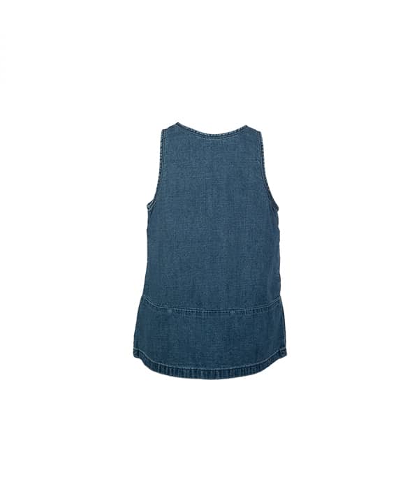 سارافون دخترانه جین آستین حلقه ای جین وست Jeanswest - 1