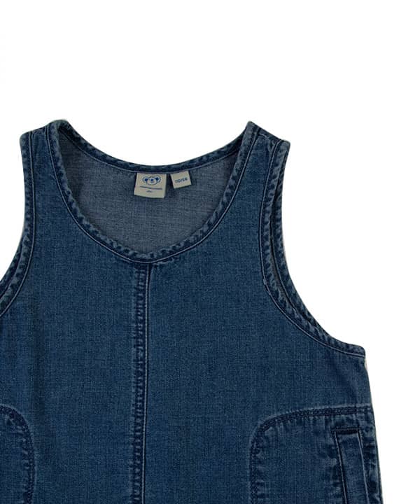 سارافون دخترانه جین آستین حلقه ای جین وست Jeanswest - 2