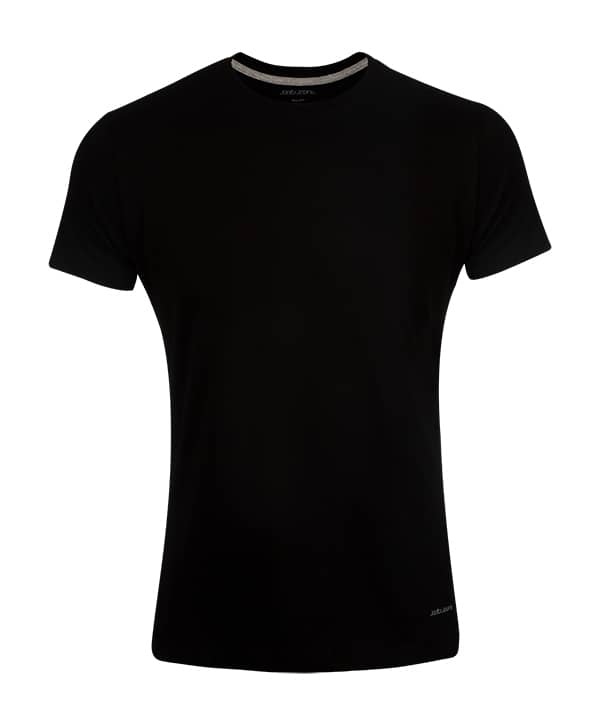 تیشرت مردانه ساده مشکی جوتی جینز Jootijeans - 0