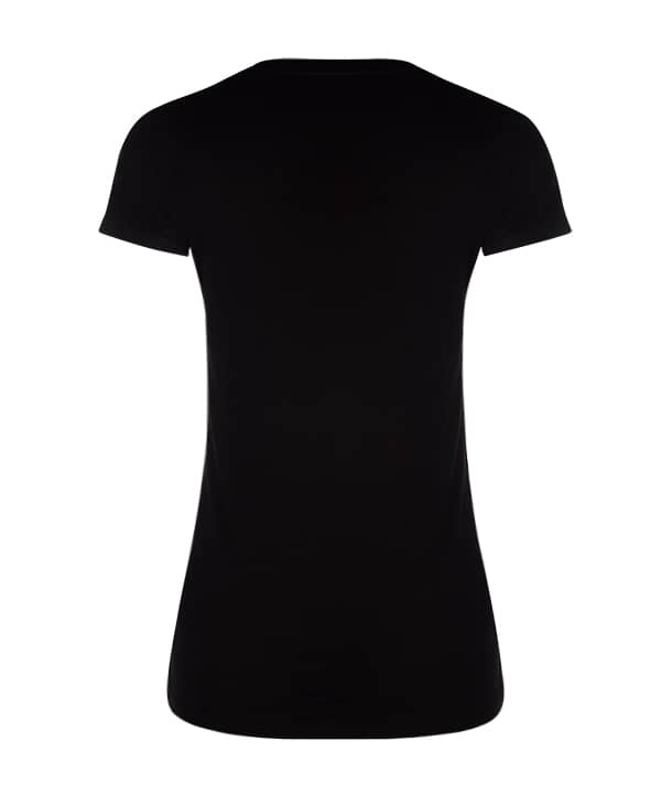 تیشرت زنانه ساده مشکی جوتی جینز Jootijeans - 1